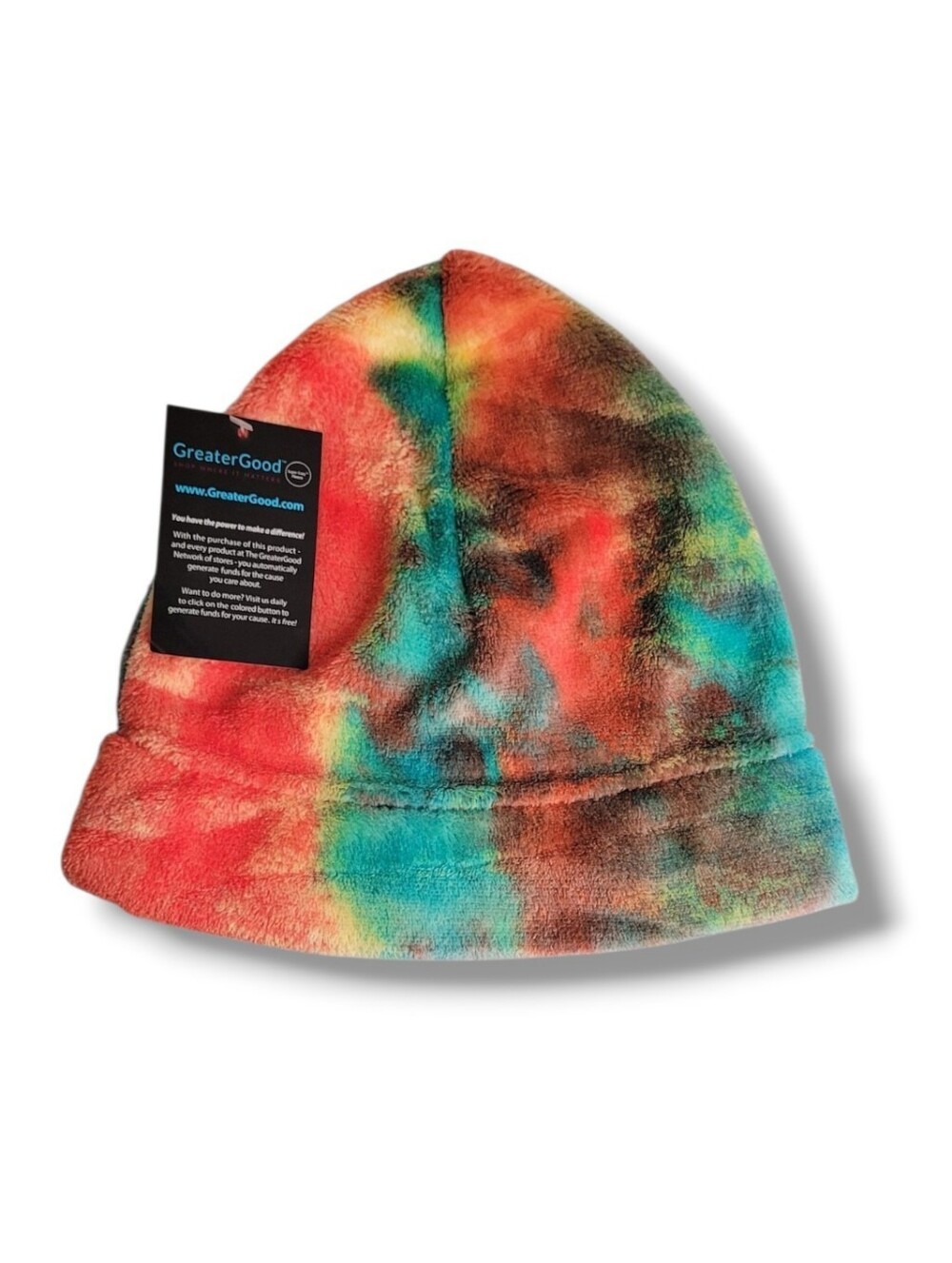 Greater Good Tie Dye Fleece Beanie